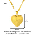 Shangjie OEM kalung horoscope couple jewelry necklace romantic heart photo locket necklace gold plated pendant zodiac necklace